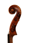 violin - Hendrik Jacobs - scroll image